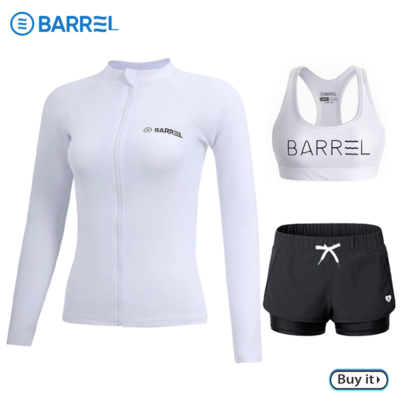 Pure white + black shorts, two fake jackets